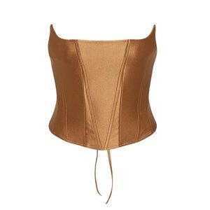 Rezek Copper Corset Top